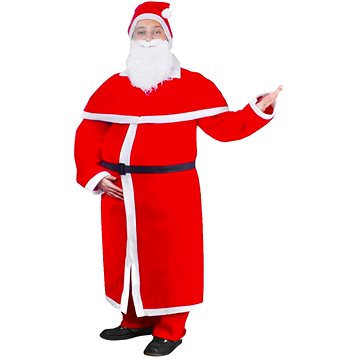 SHUMEE Santa Claus vianočný kostým s dlhým kabátom, sada