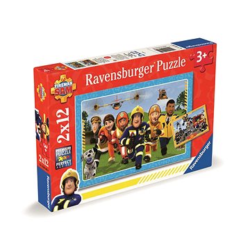 Ravensburger 120010319 Požiarnik Sam v akcii 2 × 12 dielikov