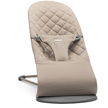 Babybjörn Bliss Sand Grey Woven, tmavo sivá konštrukcia