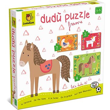 Ludattica Dudu Zvieratká z farmy, puzzle pre začiatočníkov