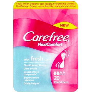 CAREFREE FlexiComfort Fresh 20 ks - Slipové vložky
