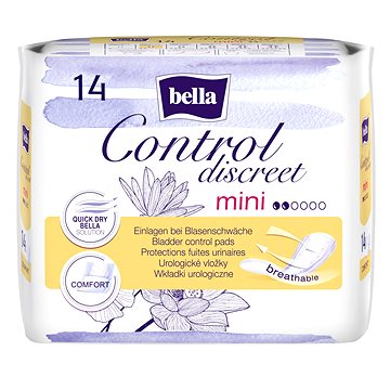 BELLA Control Discreet Mini 14 ks    - Inkontinenčné vložky