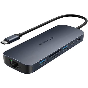 HyperDrive EcoSmart Gen.2 Dual HDMI USB-C 11-in-1 Hub 140 W PD3.1 Pass-thru