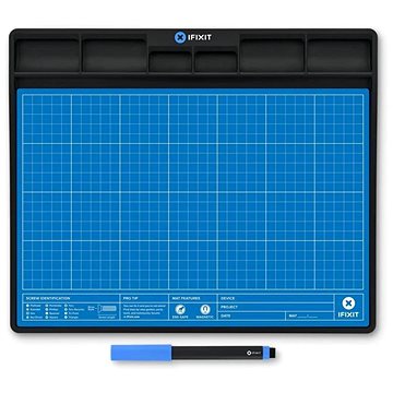 iFixit FixMat magnetická projektová podložka, 25 × 30 × 1,1 cm