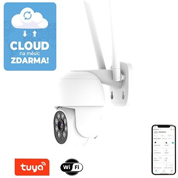 Immax NEO LITE Smart Security Vonkajšia kamera ANGLE III 360°, P/T, HD 4MP, WiFi, ONVIF, USB-C