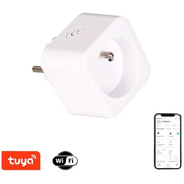 Immax NEO LITE Smart vnútorná zásuvka v2 s kolíkom, typ E, WiFi