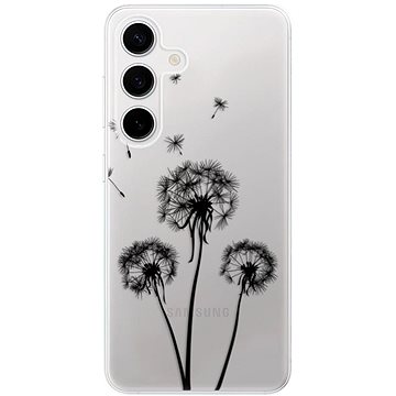 iSaprio Three Dandelions – black – Samsung Galaxy S24