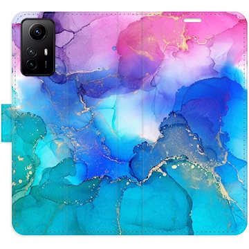 iSaprio flip puzdro BluePink Paint pre Xiaomi Redmi Note 12S