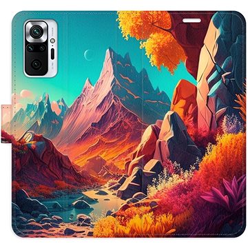 iSaprio flip puzdro Colorful Mountains pre Xiaomi Redmi Note 10 Pro