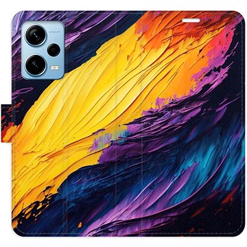 iSaprio flip puzdro Fire Paint pre Xiaomi Redmi Note 12 Pro+ 5G