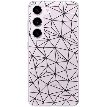 iSaprio Abstract Triangles 03 pro black na Samsung Galaxy S23 5G