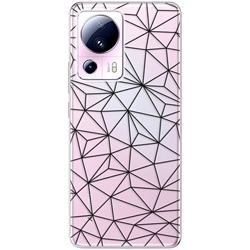 iSaprio Abstract Triangles 03 pro black na Xiaomi 13 Lite