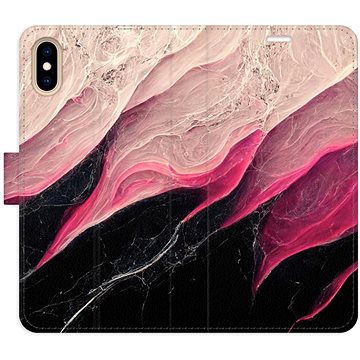 iSaprio flip puzdro BlackPink Marble na iPhone X/XS