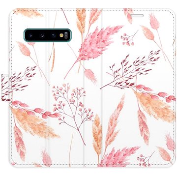 iSaprio flip puzdro Ornamental Flowers na Samsung Galaxy S10