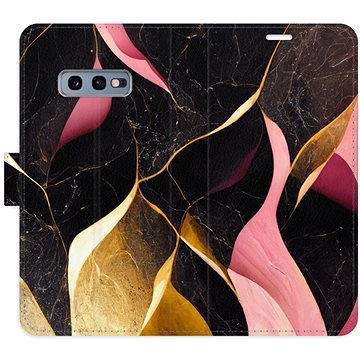 iSaprio flip puzdro Gold Pink Marble 02 na Samsung Galaxy S10e