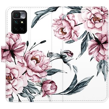 iSaprio flip puzdro Pink Flowers pre Xiaomi Redmi 10