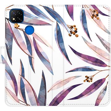 iSaprio flip puzdro Ornamental Leaves pre Xiaomi Redmi 9C