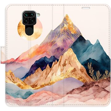 iSaprio flip puzdro Beautiful Mountains na Xiaomi Redmi Note 9