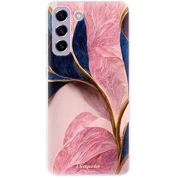 iSaprio Pink Blue Leaves pre Samsung Galaxy S21 FE 5G