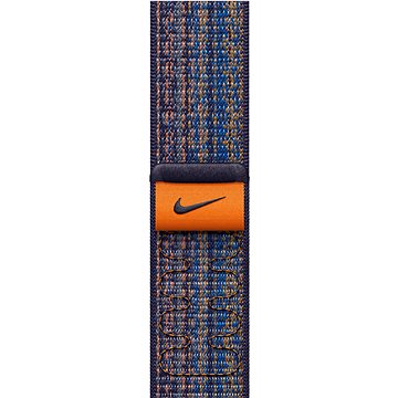 Apple Watch 41 mm Game Royal/oranžový prevliekací športový remienok Nike