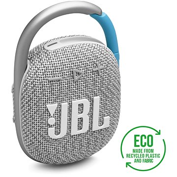 JBL Clip 4 ECO biely