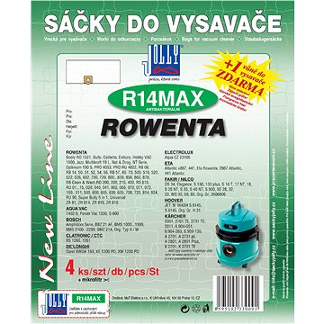 Vrecká do vysávača R14 MAX – textilné – vôňa Horská lúka