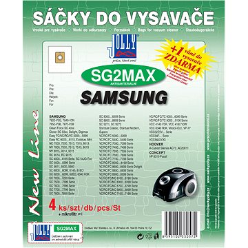 Vrecká do vysávača SG2 MAX – textilné – vôňa Cherry