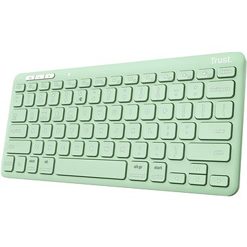 Trust LYRA Compact Wireless Keyboard – US, zelená