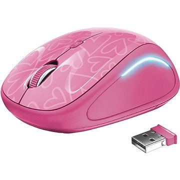 Trust Yvi FX Wireless Mouse – pink