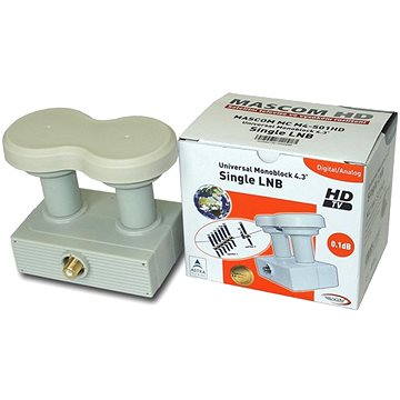 LNB Mascom Monoblock Single MCM4S01HD Gold 4,3°