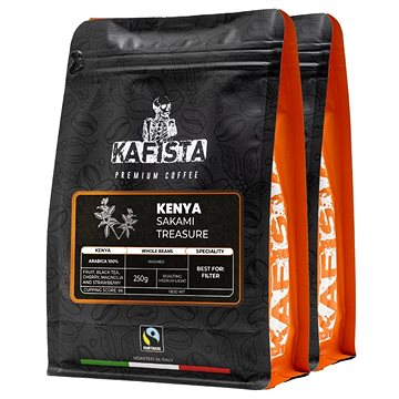 Kafista výberová káva Kenya Sakami Treasure, 2 × 250 g