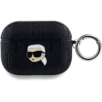 Karl Lagerfeld PU Embossed Karl Head Puzdro na AirPods Pro Black