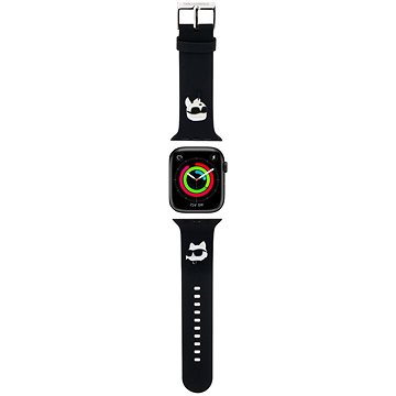 Karl Lagerfeld Karl and Choupette Head NFT na Apple Watch 42/44 Black