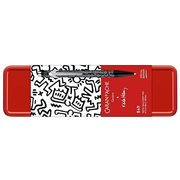 Caran D\'ache Keith Haring 849, čierne, M