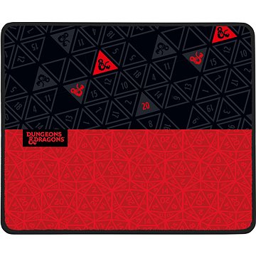 Konix Dungeons & Dragons Black & Red Mousepad