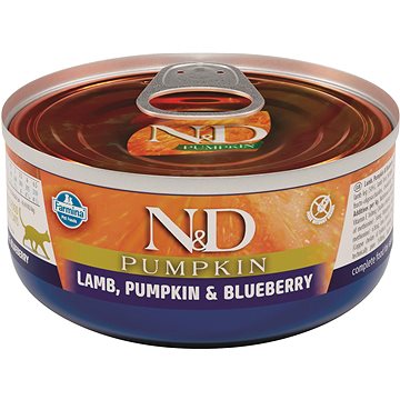 N&amp;amp;D Pumpkin Cat Adult Lamb &amp;amp; Blueberry 70 g