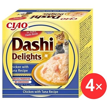 Ciao Dashi Delights kura s tuniakom 4× 70 g
