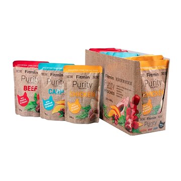 Fitmin Purity Kapsičky pre mačky mix 12× 100 g