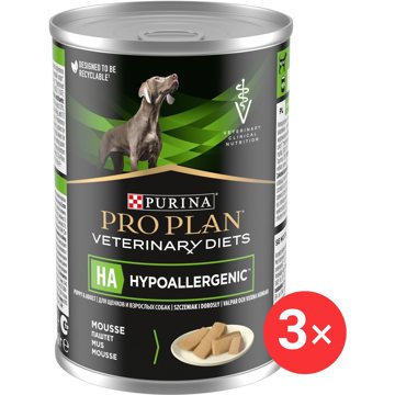 Pro Plan Veterinary Diets Canine HA Hypoallergenic 3× 400 g