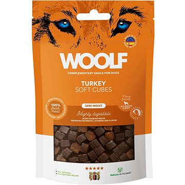 Woolf Soft Cubes – Turkey/moriak 100 g