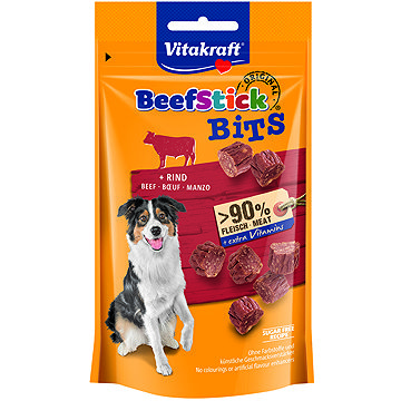 Vitakraft, pochúťka Beef Stick® Bits hovädzie, 40 g