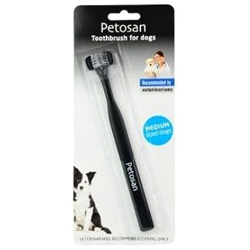 Petosan zubná kefka dvojhlavá pre psy Medium