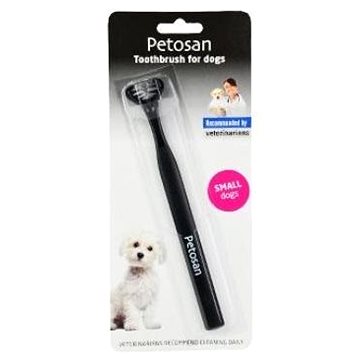 Petosan zubná kefka dvojhlavá pre psov Small