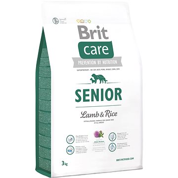 Brit Care senior lamb & rice 3 kg - Granuly pre psov