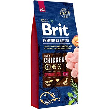 Brit Premium by Nature Senior L+XL 15 kg - Granuly pre psov