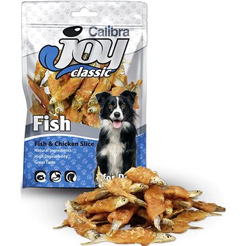 Calibra Joy Dog Classic Fish & Chicken Slice 80 g - Maškrty pre psov