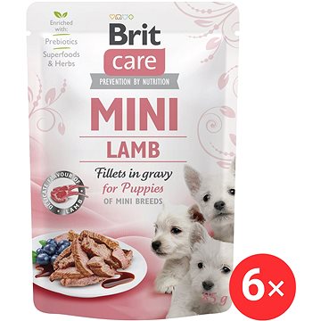 Brit Care Mini Puppy Lamb Fillets in Gravy 6× 85 g