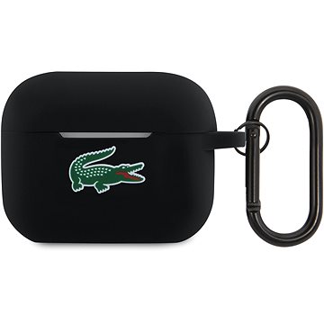 Lacoste Liquid Silicone Croc Logo Puzdro na AirPods Pro 2 Black