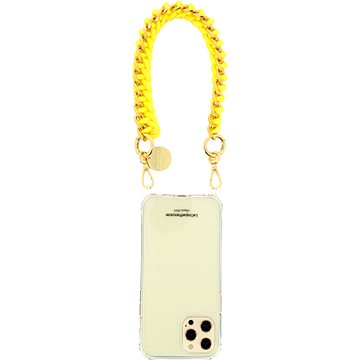 La Coque Francaise Romy short yellow braided chain