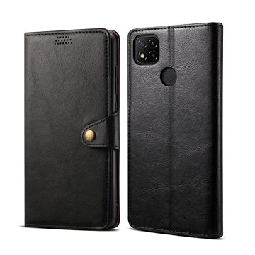 Lenuo Leather pre Xiaomi Redmi 9C, čierne - Puzdro na mobil